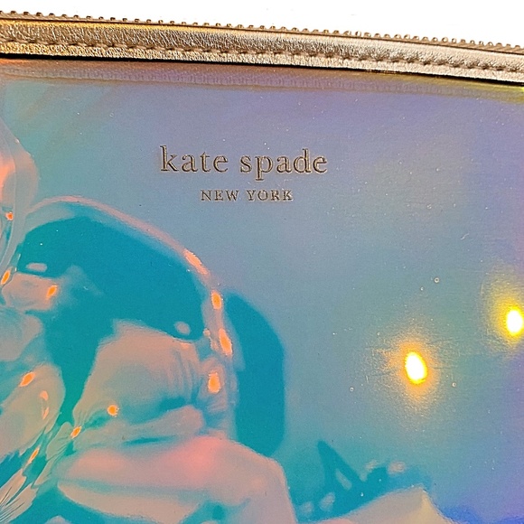NWT Kate Spade Sam Iridescent Pouch Trio - Picture 12 of 13